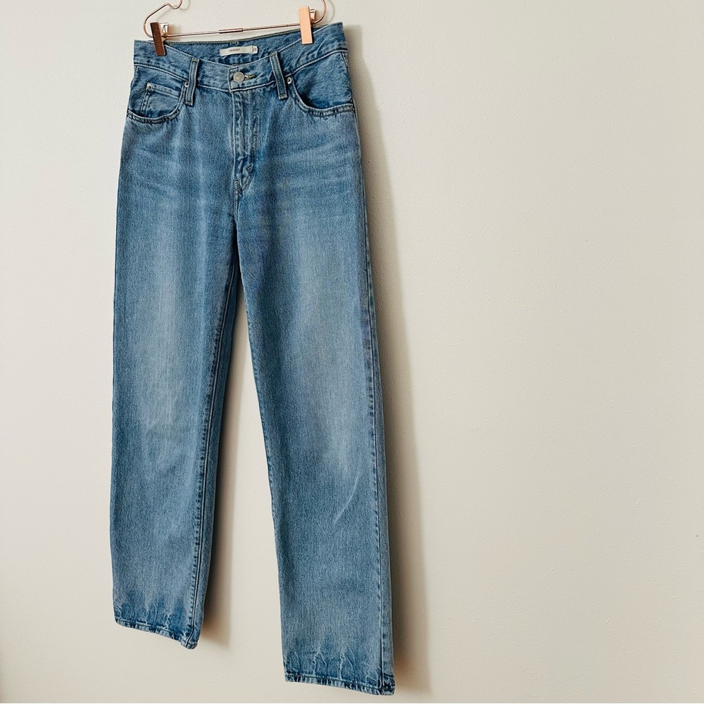 Levi's Light Indigo '94 Baggy Jeans Classic Blue Denim Straight Leg - Picture 5 of 8